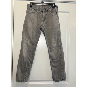 Levis 508 Jeans Grey Wash Straight Fit Mens Size 30x30‎